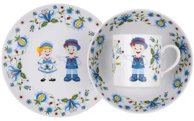 Produktbild von Lubiana Geschirrset 1517 Kaszubi 3-teilig Kinder