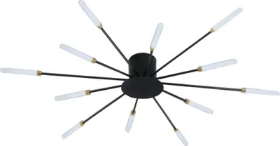 Obrázek produktu pro Kovové stropní svítidlo LED Plafond AT87-12SL-Black