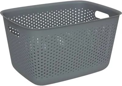 Produktbild von Korb "tila" 17l grau aus kunststoff - 5 five simply smart