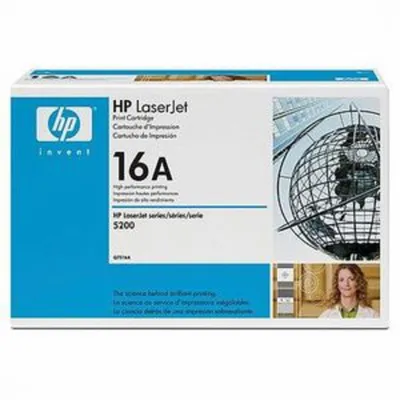 Produktbild von HP 16A Schwarz Original LaserJet Tonerkartusche, 12000 Seiten, Schwarz, 1 Stück(e)