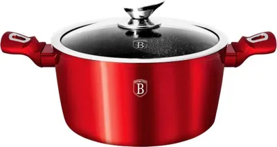 Image de Berlinger Haus Casserole en Granit BH-1257 24 cm Burgundy