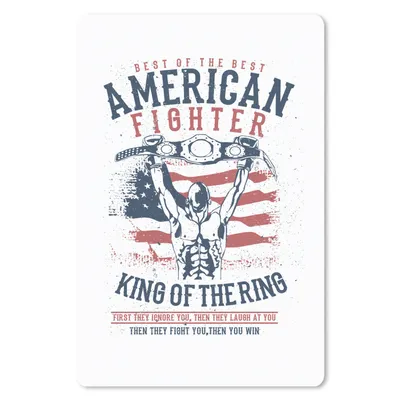 Produktbild von MuchoWow® Mauspad Mousepad Mancave - Boxen - Kampfsport - Vintage 18x27 cm - Mousepads - Maus Mat - Pad - Mausunterlage
