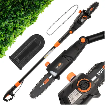 Produktbild von TOP CUT TC-PCE75 Elektro Hochentaster 750W 280 cm Teleskop Kettensäge 20cm Kopf