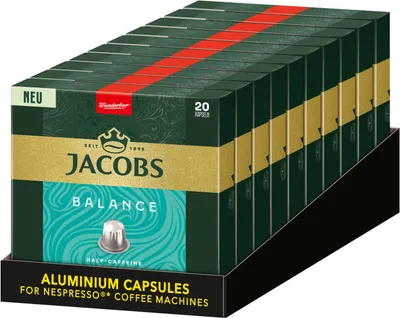 Produktbild von Jacobs Kaffeekapseln Balance, 200 Nespresso®* kompatible Kapseln
