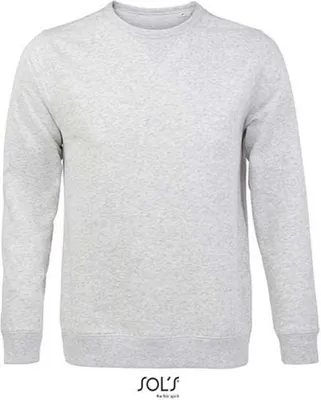 Produktbild von SOLs 02990 | Herren Sully Sweatshirt - Farbe: Ash (Heather) - Größe: M
