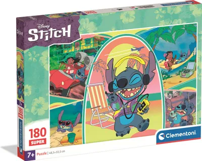 Image de CLE puzzle 180 SuperKolor Stitch 29800