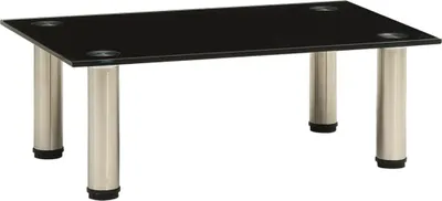 Produktbild von TV-Tisch 40x35x17 cm Schwarz Hartglas