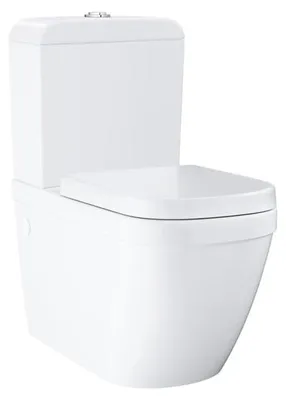 Produktbild von GROHE Euro Keramik Stand-WC-Kombination, spülrandlos