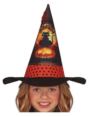 Obrázek produktu pro Kids' Favorite čarodějnický klobouk Halloween 2026, barva oranžová