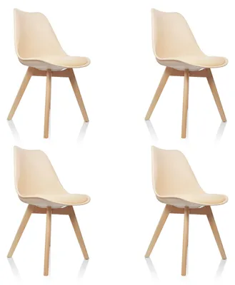 Obrázok produktu pre hjh OFFICE stolička pre návštevníkov Scandi 661012 4ks