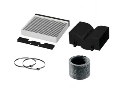 Produktbild von Bosch DIZ1CG1I4, Umluftset, Schwarz, Weiß, Karbon, 900 g, 325 mm, 365 mm