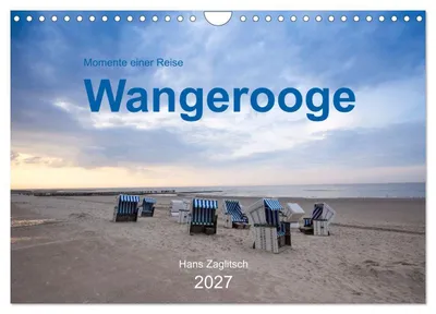 Produktbild von Wangerooge - Momente einer Reise (Wandkalender 2027 DIN A4 quer), CALVENDO Monatskalender
