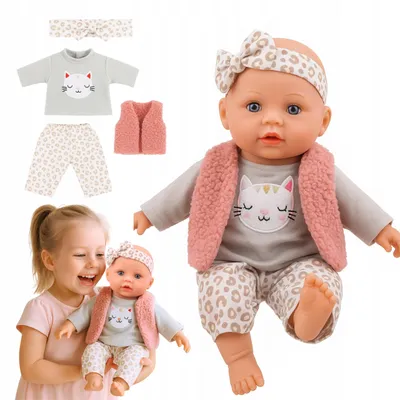 Produktbild von Interaktive Babypuppe 32 cm-spricht, singt, zweisprachig Lernspielzeug ()