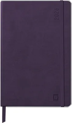 Produktbild von Rhodia Webplanner 2026, A5 80 Bl 90g horizontal Kalenderraster Aubergine 194737C