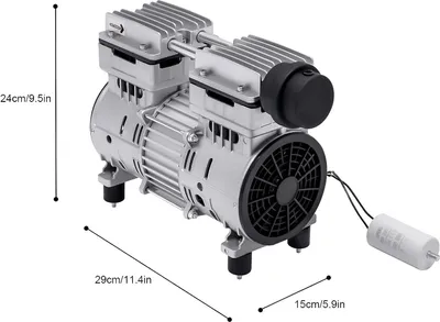 Produktbild von Vakuumpumpe Druckluftkompressor Ölfreie Kompressor Pumpe für Labor Industrie 750W