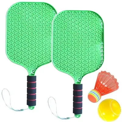 Zdjęcie produktu dla Badminton Zestaw Rakietek 40Cm Paletki Plażowe + Lotka Piłka