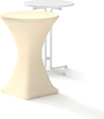 Produktbild von munich-sales_m unich sales_Premium Stehtischhusse 80cm von munich-sales champagner
