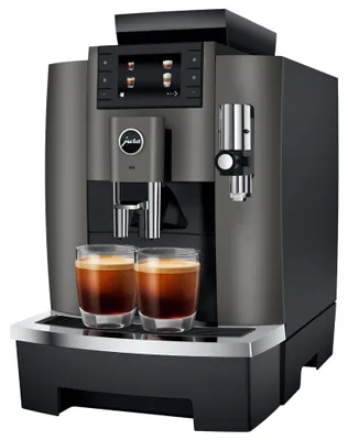 Produktbild von Jura - W8 Dark Inox (EB) - Professioneller Kaffeevollautomat mit 3,5-Zoll-Farbdisplay, 17 Spezialitäten, P.A.G.2 und einer Tagesleistung von 50 Tassen