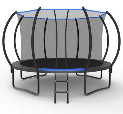 Produktbild von 366 cm Rundes Trampolin mit Sicherheitsnetz und Leiter, EN 71-14 , , Outdoor für Garten Kinder