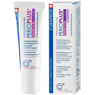 Zdjęcie produktu dla CURAPROX Perio Plus Focus Żel z 0,5% CHX i CITROX 10ml