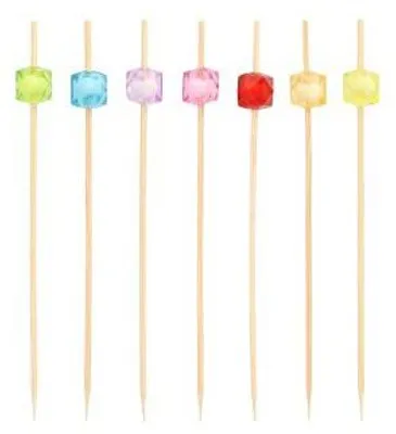 Produktbild von Fingerfood - Picker 12 cm farbig sortiert "Square"