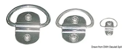 Obrázok produktu pre Očko, závesné AISI304 leštené 28x12 mm , 1 kus