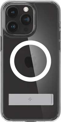 Zdjęcie produktu dla Spigen iPhone 15 Pro Ultra Hybrid Shell S Magsafe Shell Z Podstawką - Przezroczysty