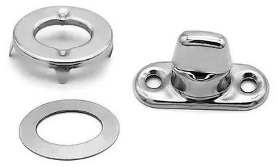 Immagine prodotto di TRANKIELO® - Chiusura a scatto con 12 occhielli ovali – Lega di zinco e ferro resistente – Chiusure per borse e tende da barca