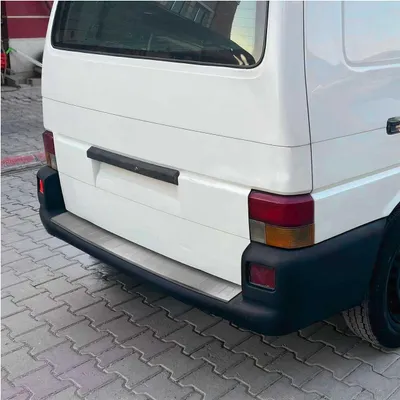 Image de Protection Seuil de Pare-chocs pour VW T4 Transporter 1990-03 Inox Brossé Chromé