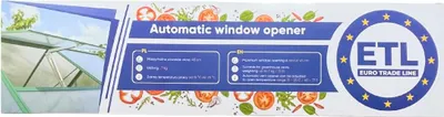 Produktbild von Thermischer Fensteröffner für Gewächshäuser – Automatische Lüftung ohne Strom