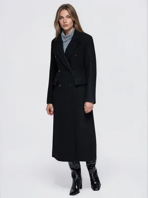 Produktbild von LARICA Mantel Midi Regular Fit Eleganz OW-CT-E0030 black L