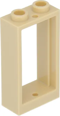 Image de 3x Lego cadre de fenêtre 1x2x3 beige sans vitre set 10294 76218 6034929 60593