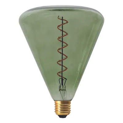 Produktbild von LED Leuchtmittel "DILLY" E27/4W H: 19cm grün - E27, 4 Watt, 130 Lumen, 2200 Kelvin, aus Metall und Glas, grün – dimmbar