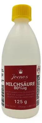 Produktbild von Milchsäure 80% 100 ml, Joenos, zum Ansäuern von Most und Wein
