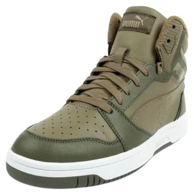 Produktbild von Puma - Damen Stiefeletten "Rebound V6", Ökologisches Leder PP6409 (36,5 EU) (Grün)