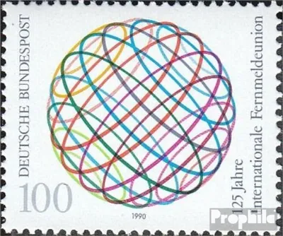 Produktbild von Briefmarken BRD (BR.Deutschland) 1990 Mi 1464 (kompl.Ausgabe) postfrisch 125 Jahre Fernmeldeunion UIT
