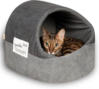 Image de Panier douillet pour grands chats - Panier d'intérieur pour chats et chiens, lit pour chat, coin douillet, coin de repos, panier pour chat