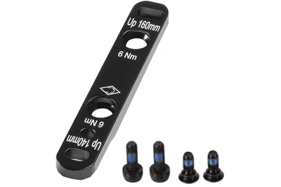 Obrázek produktu pro Adaptér třmenu předního kola Campagnolo AC21-DBADF,+2šrouby, černý