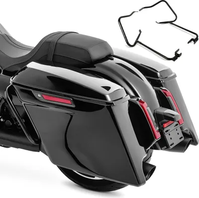 Image de Coffre latéral Stretched pour Harley Davidson Road Glide 15-25 avec valise