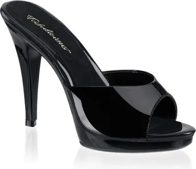 Produktbild von FLAIR-401-2 Damen Slipper von Fabulicious, Schwarz EU 42, US 12