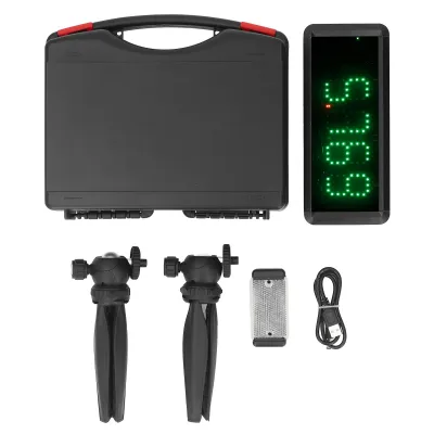 Obrázek produktu pro Bezdrátové sprinterské časomíry, laserové stopky na baterie, časomíra pro jízdu na motocyklu, cyklistiku, rychlostní trénink, krátké běhy, závody