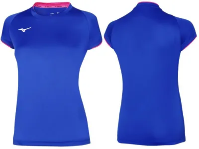 Produktbild von MIZUNO Kurzarm-T-Shirt Core/Royal/Pink Fluo/XL