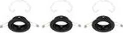 Produktbild von LED Einbauleuchte BRILONER LEUCHTEN RENG, IP23, schwarz, Metall, inkl., 3x GU10, 3er Set, Ø 8,6 cm