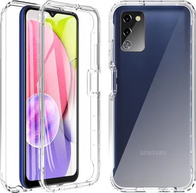 Obrázok produktu pre Priehľadné Puzdro Na Samsung Galaxy A03S + Ochrana Displeja Sm-A037F