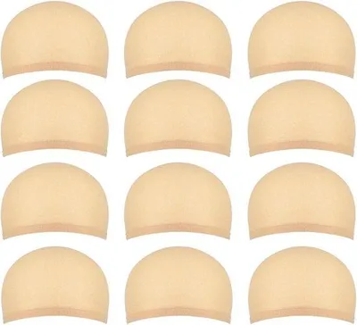 Imagen del producto de Redes elásticas para el cabello de color verde, paquete de 12 unidades