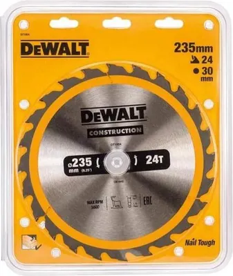 Immagine prodotto di DeWALT DT1954-QZ Blocco di Kreissägeblatt 23,5 cm 1 Stück(e)