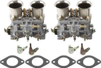Image de 2x 44 carburateur IDF double carburateur avec AIR HORN pour VW Coccinelle Porsche 356 912