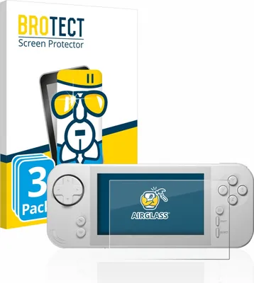 Produktbild von 3x BROTECT Schutzglas für Evercade EXP Schutzfolie Panzer Folie Glas Display Schutz klar