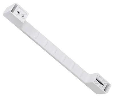 Zdjęcie produktu dla Uchwyt do drzwi zamrażarki, długość 320 mm, uniwersalna kompatybilność, wysokiej jakości tworzywo sztuczne, trwała konstrukcja, biała powierzchnia