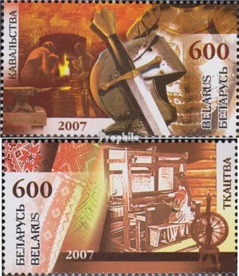 Produktbild von Briefmarken Weißrussland 2007 Mi 692-693 (kompl.Ausg.) postfrisch Kunsthandwerk